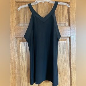 The Limited Women’s Black Sleeveless Top with Detail at Neckline Medium NWT